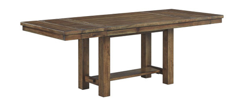 Moriville Grayish Brown Rectangular Dining Room EXT Table