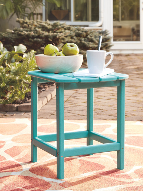 Sundown Treasure Turquoise Rectangular End Table