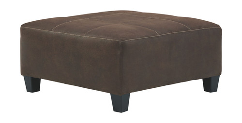 Navi Chestnut Oversized Accent Ottoman