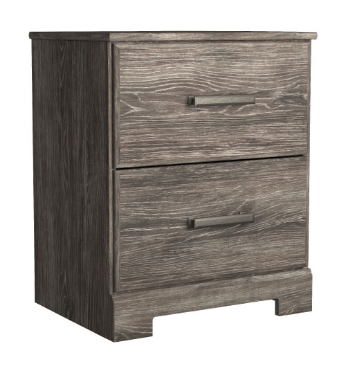 Ralinksi Gray Two Drawer Night Stand