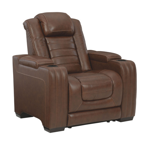 Backtrack Chocolate Power Recliner/ADJ Headrest