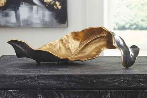 Melinda Black/Gold Finish Sculpture