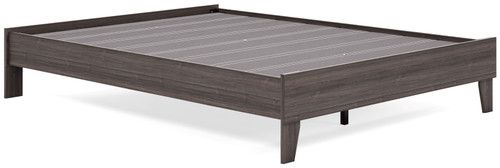 Brymont Dark Gray Queen Platform Bed