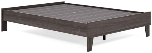 Brymont Dark Gray Full Platform Bed