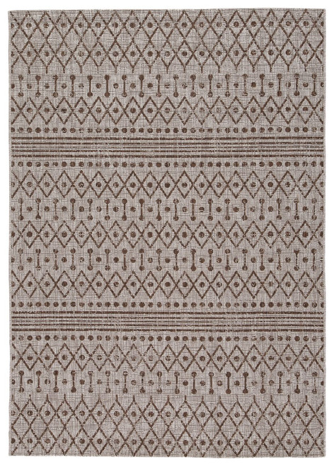 Dubot Tan/Brown/White Large Rug