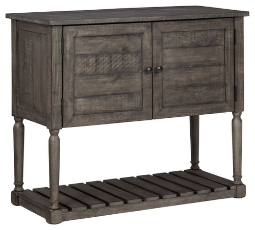 Lennick Antique Gray Accent Cabinet