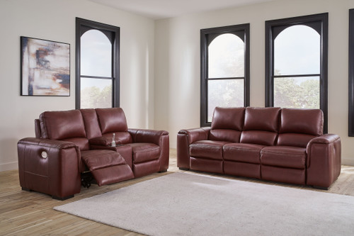 Alessandro Garnet 2 Pc. Power Reclining Sofa, Loveseat