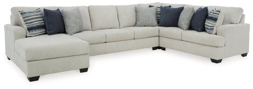 Lowder Stone 4-Piece Sectional With Laf Corner Chaise