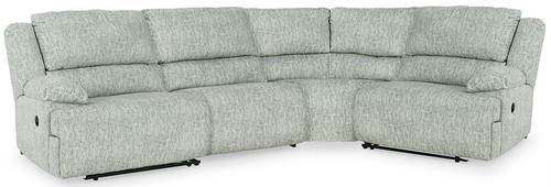 Mcclelland Gray 4-Piece Reclining Sectional