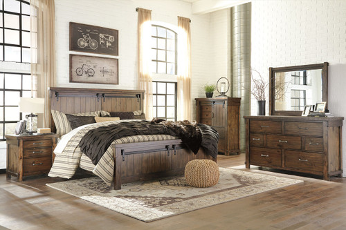 Lakeleigh Brown 7 Pc. Queen Panel Bedroom Collection