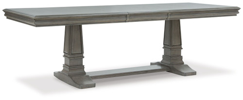 Lexorne Gray Dining Extension Table