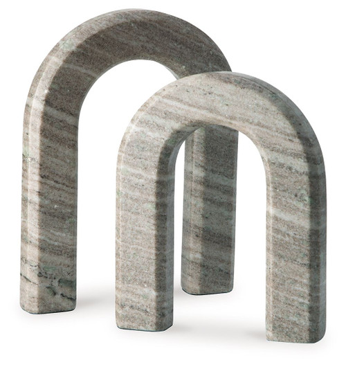 Keithton Taupe Sculpture Set (Set of 2)