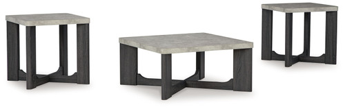 Sharstorm Two-tone Gray Occasional Table Set (Set of 3)