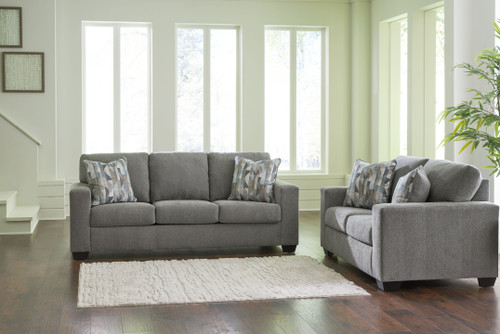 Deltona Graphite 2 Pc. Sofa, Loveseat