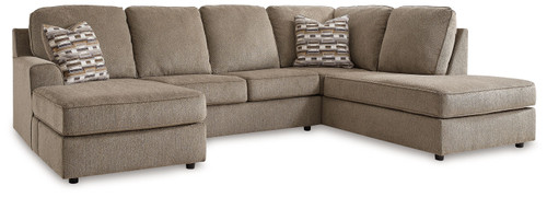 O'phannon Briar 2-Piece Sectional With Raf Corner Chaise