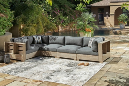 Citrine Park 5-Piece Outdoor Sectional (P660P6)