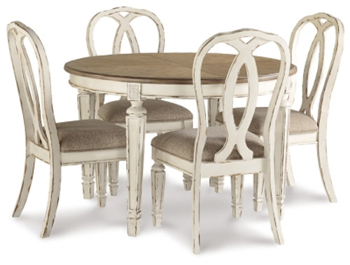 Realyn Dining Table and 4 Chairs (D743D2)