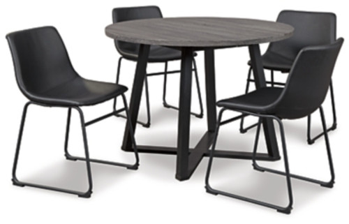 Centiar Dining Table and 4 Chairs (D372D7)