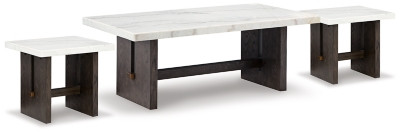 Burkhaus Coffee Table and 2 Ends (T779T1)