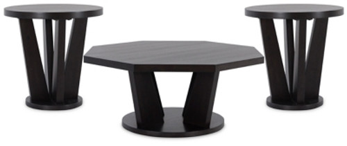 Chasinfield Coffee Table and 2 End Tables (T458T1)