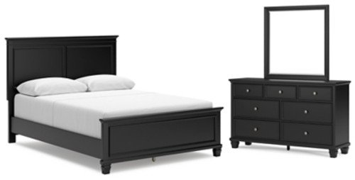 Lanolee Queen Panel Bed, Dresser and Mirror (B687B7)