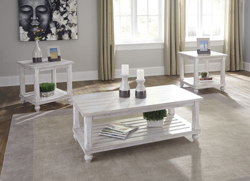 Cloudhurst White Occasional Table Set (3/CN)