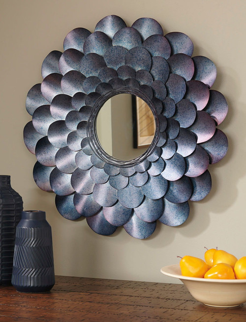 Deunoro Blue Accent Mirror