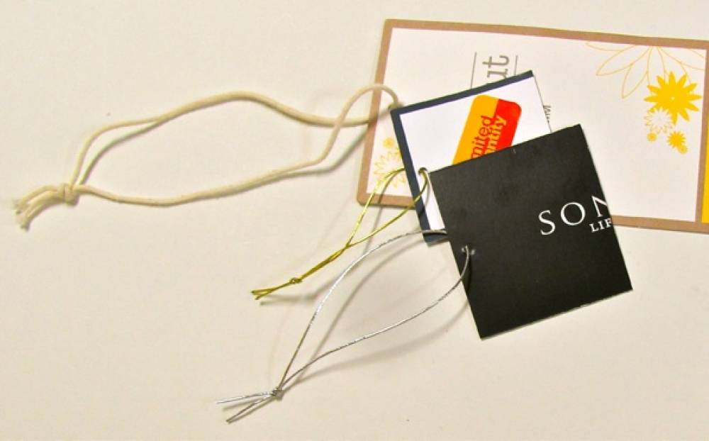 Paper Hang Tags String, Small Tags Strings