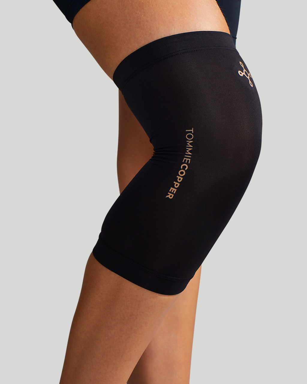 Tommie Copper Sport Compression Knee Sleeve, Black, Large/Extra