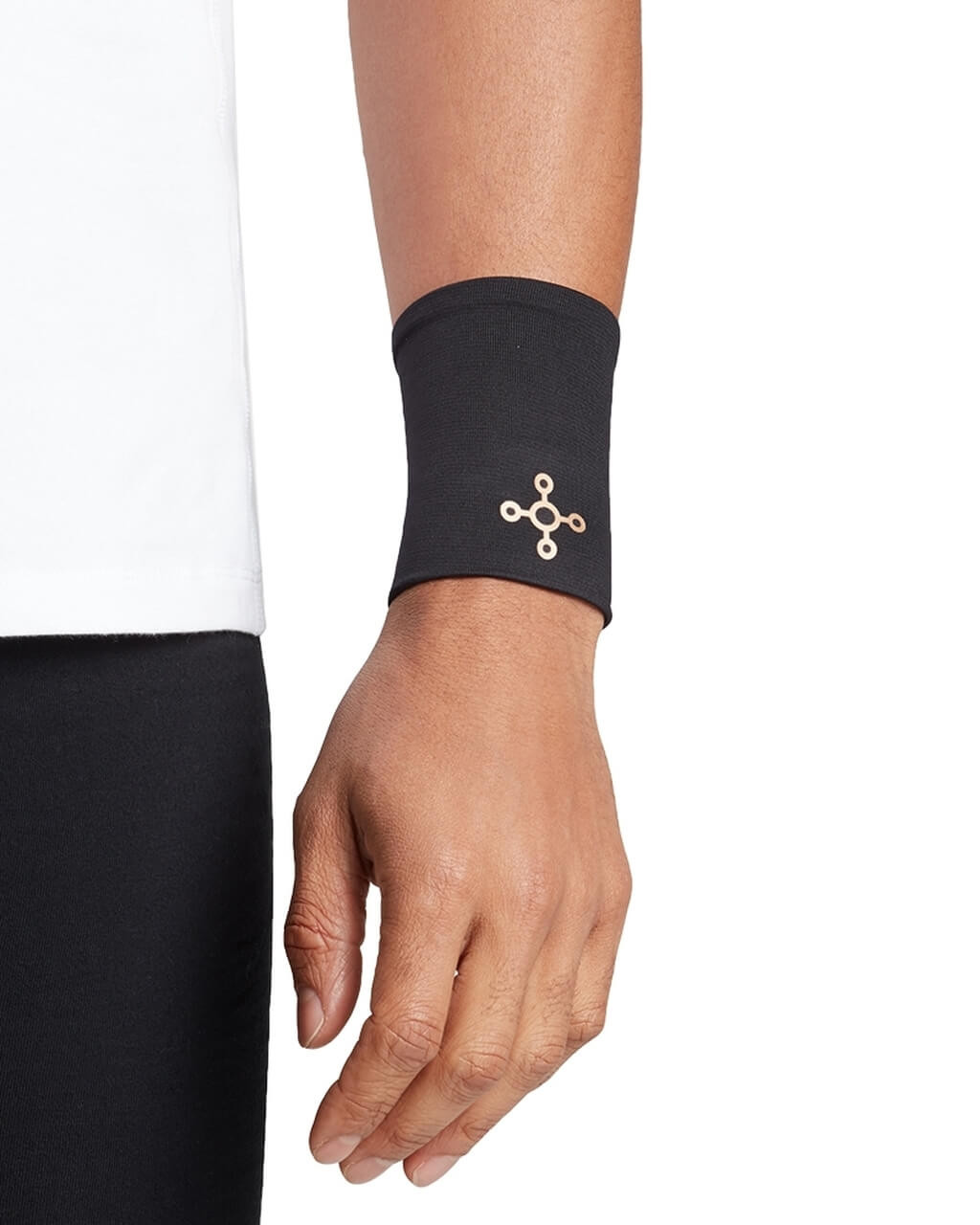 Tommie Copper Compression Wrist Sleeve - Black
