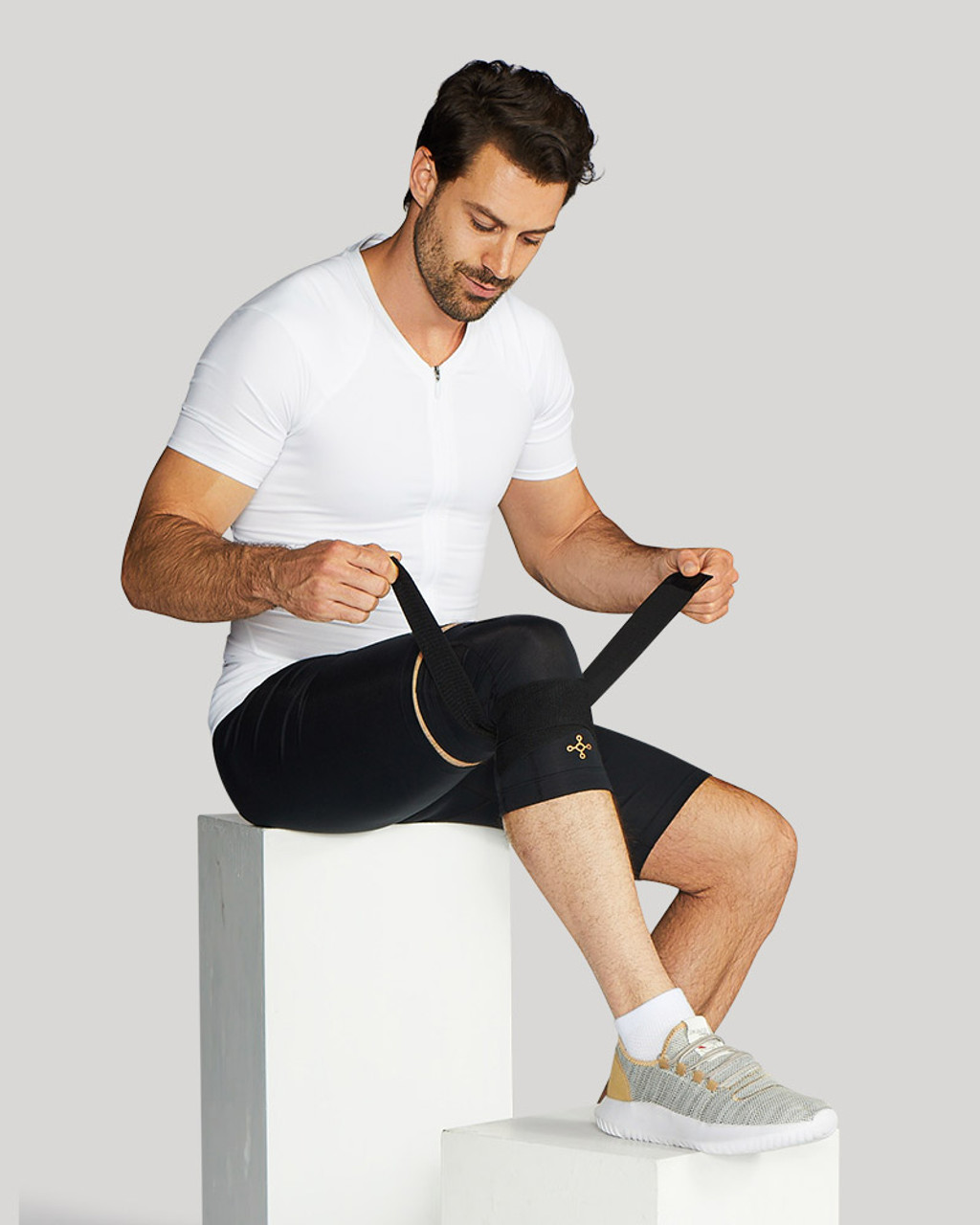 Copper Compression Copper Infused Knee Sleeve Small  - Best Buy