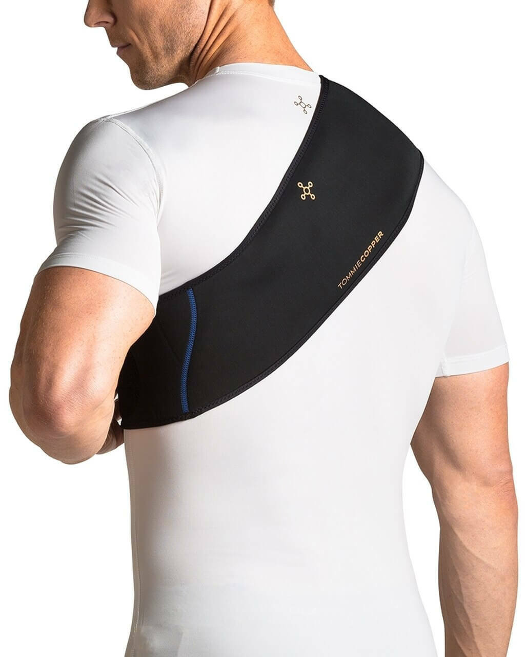 Tommie Copper Sport Hot and Cold Compression Back Wrap, Black, One Size,  Brace 