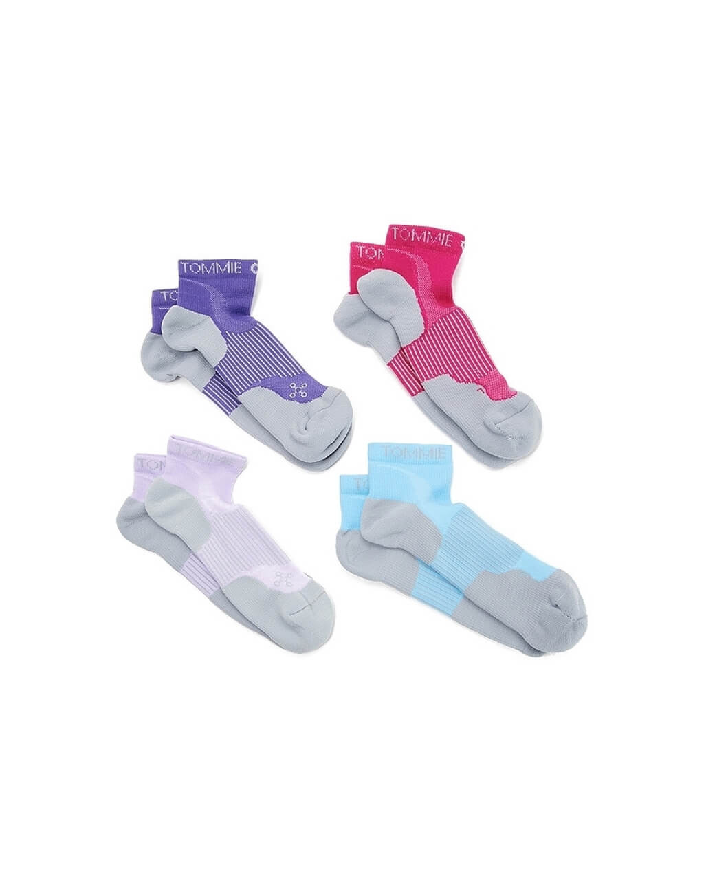 Women's 4-Pack Performance Compression Ankle Socks Outlet