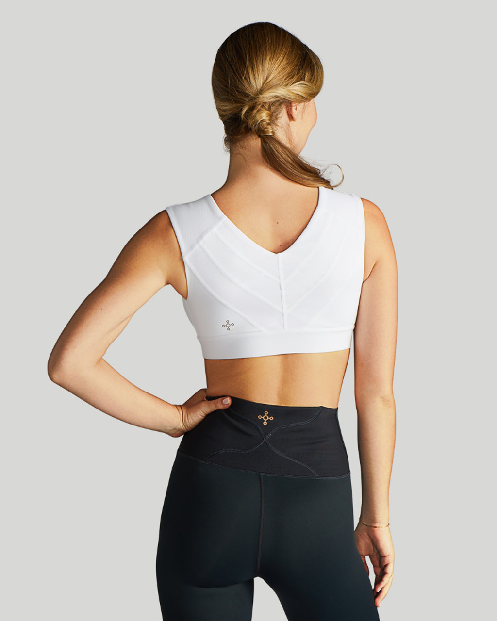 Tommie Copper Women's Shoulder Support Bra With Zipper Posture