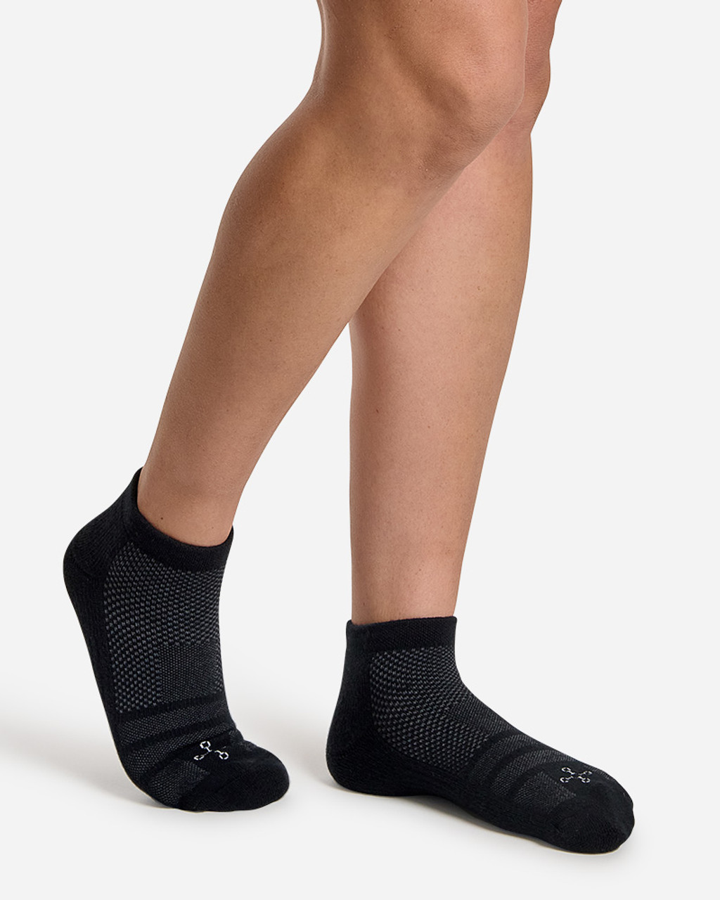 Compression Sock Ankle, White - Zeropoint Compression