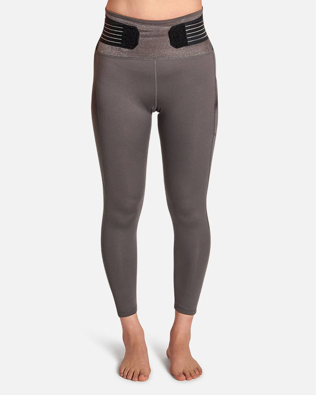 Skinny fit: leggings with foot straps - navy