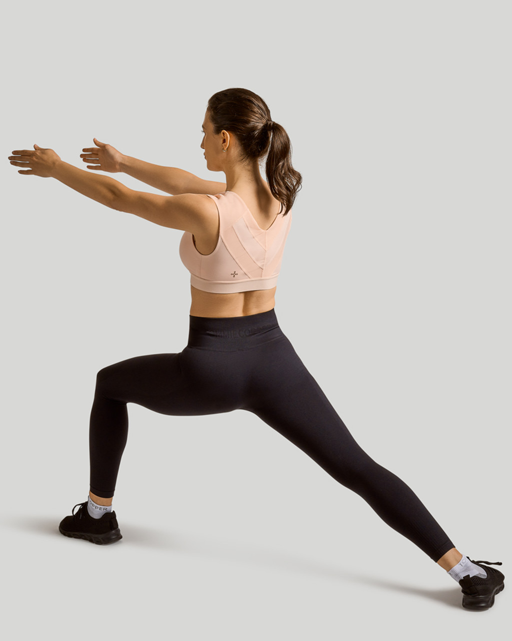 Yoga Fitness Wide Shoulder Strap Bra
