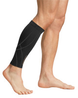 Black with TC Tonal Stitch - Performance Compression Calf Sleeve | Men's