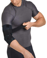 Black with TC Tonal Stitch - Men's Pro-Grade Adjustable Support Compression Elbow Sleeve