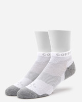 White - Travel Compression Socks | Women's Ankle