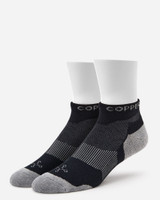 Black - Women's Core Flex-Fit Ankle Compression Sock