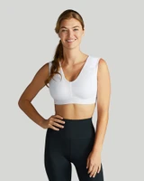White - Shoulder Support Bra
