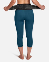 Teal - Lower Back Support Leggings with Adjustable Straps | Women's Capri