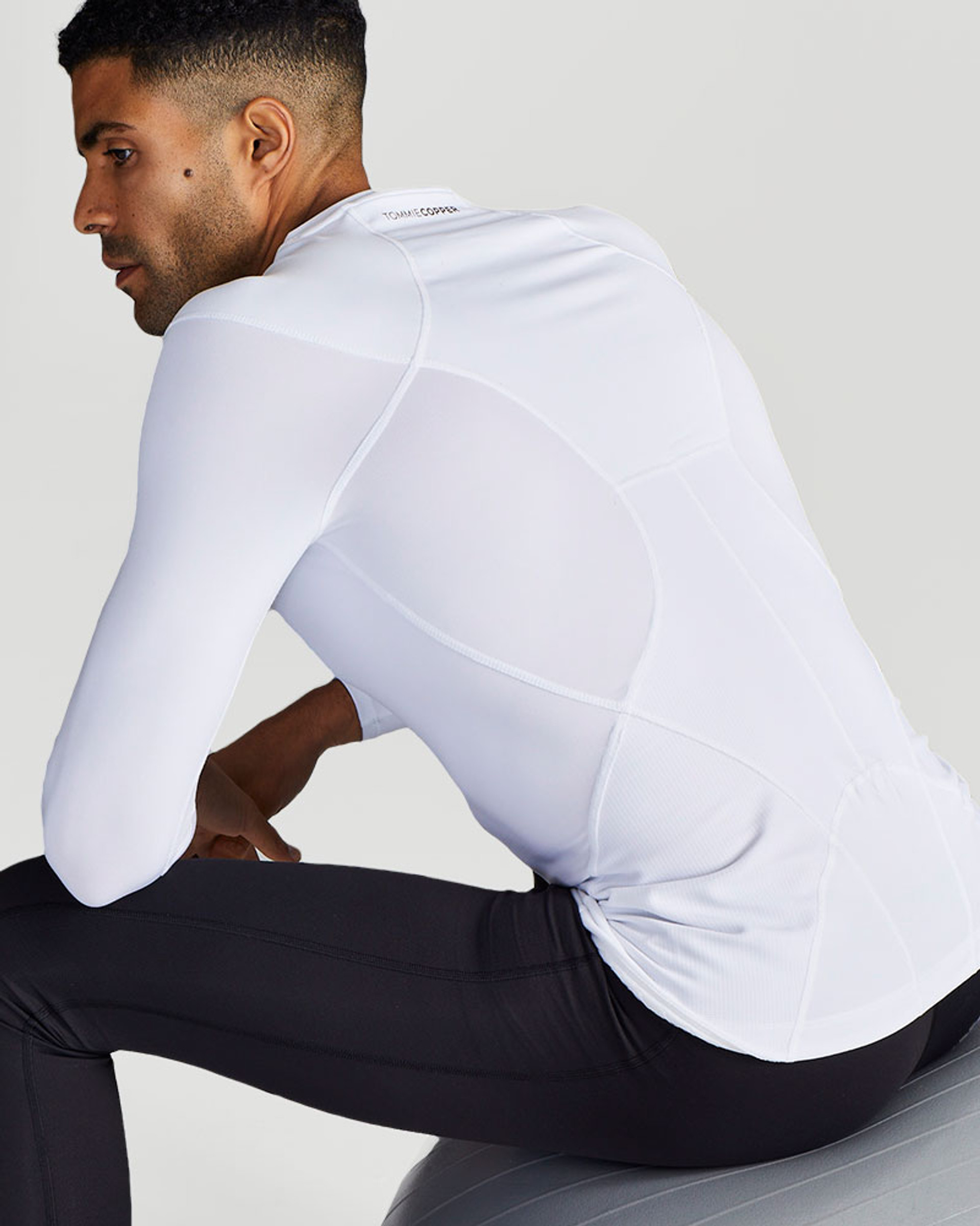 Full Back Support Shirt Men's Long Sleeve