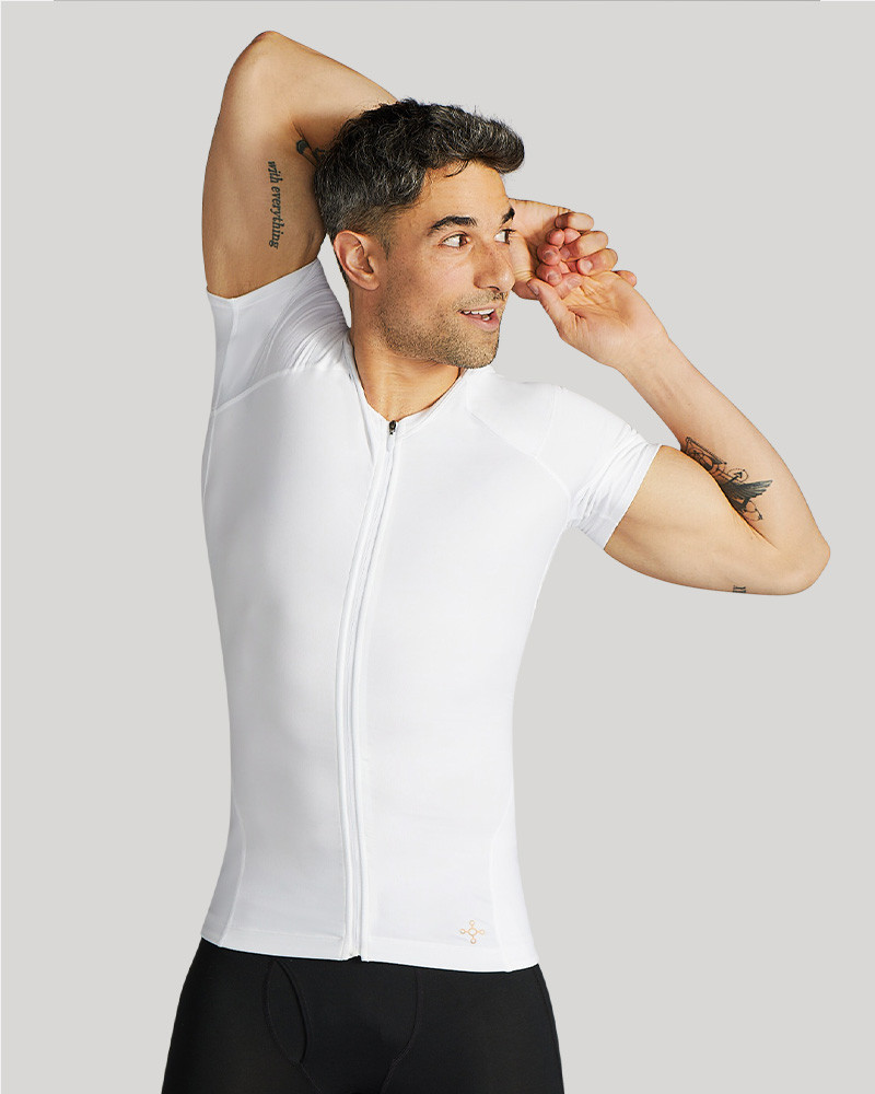 Full Back Support Shirt Men's Short Sleeve