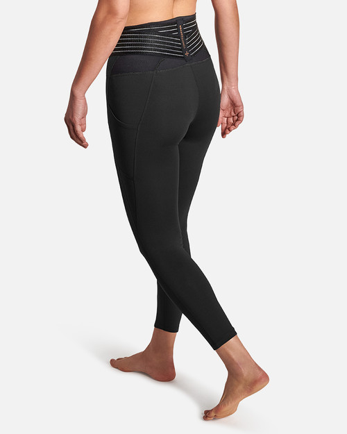 Leggings capri femininas de alta compressão BLOCHsculpt™ - Winter Iris