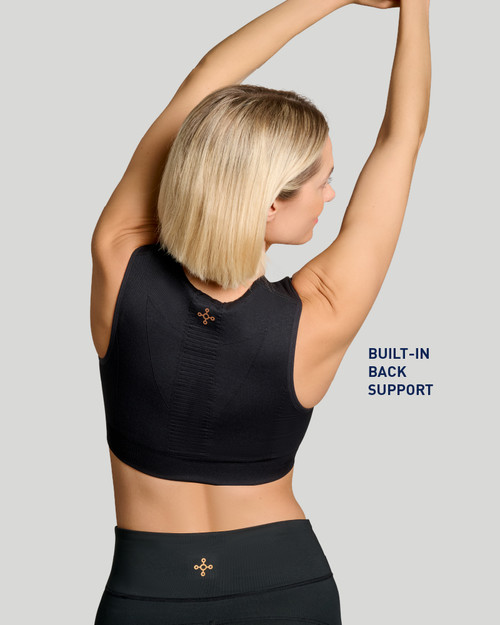 Black - Back Support Bra | Seamless