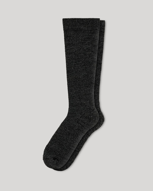 Black - Wool Compression Socks | Men's Over The Calf