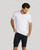 White - Men's Core Compression Short Sleeve V-Neck Shirt