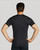 Black - Men's Core Compression Short Sleeve V-Neck Shirt